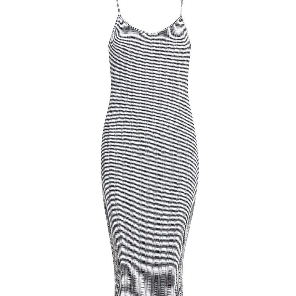 NEW Pull&Bear XS midi cotton dress